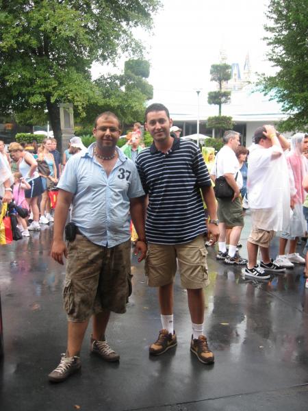 me and kamal in MAGIC KINGDOM